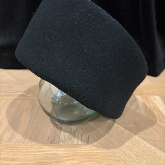 Vintage Black Wool Hat – Made in France - Picture 3 of 3